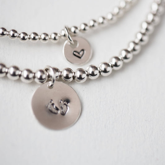 Sterling Silver heart Bracelet