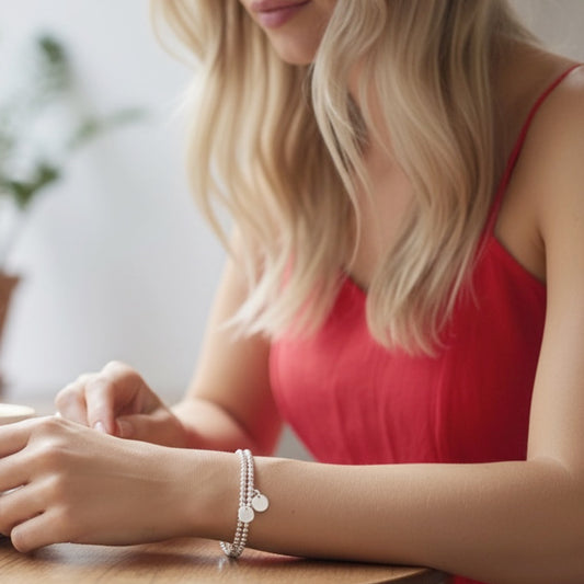 Sterling Silver bead Bracelet