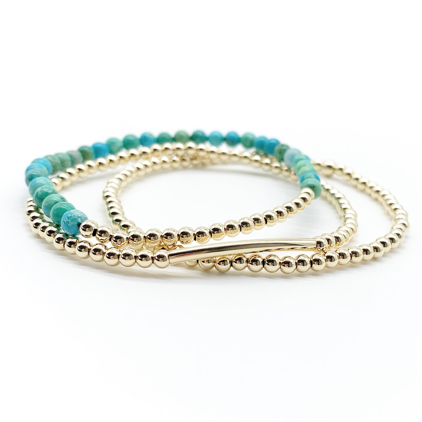 Silver Gemstone Bracelet