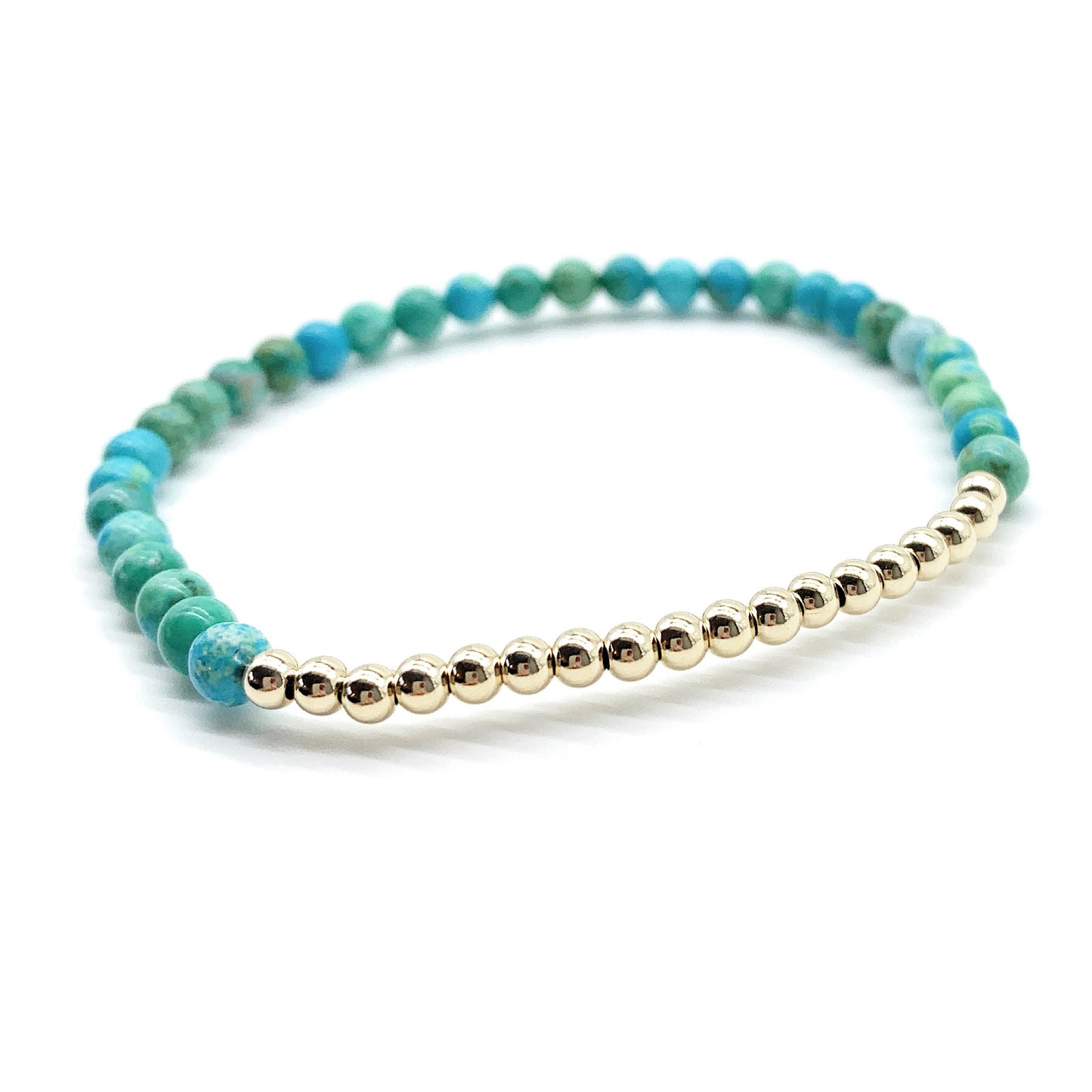 Silver Gemstone Bracelet