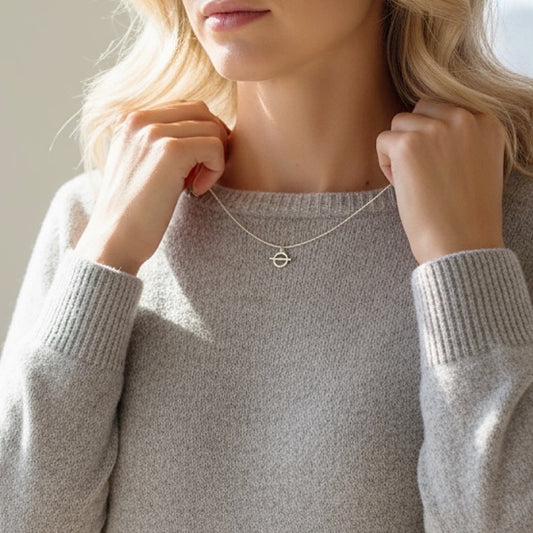 Dainty Silver Charm Necklace
