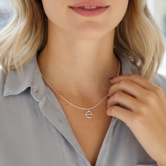 Dainty Silver Charm Necklace