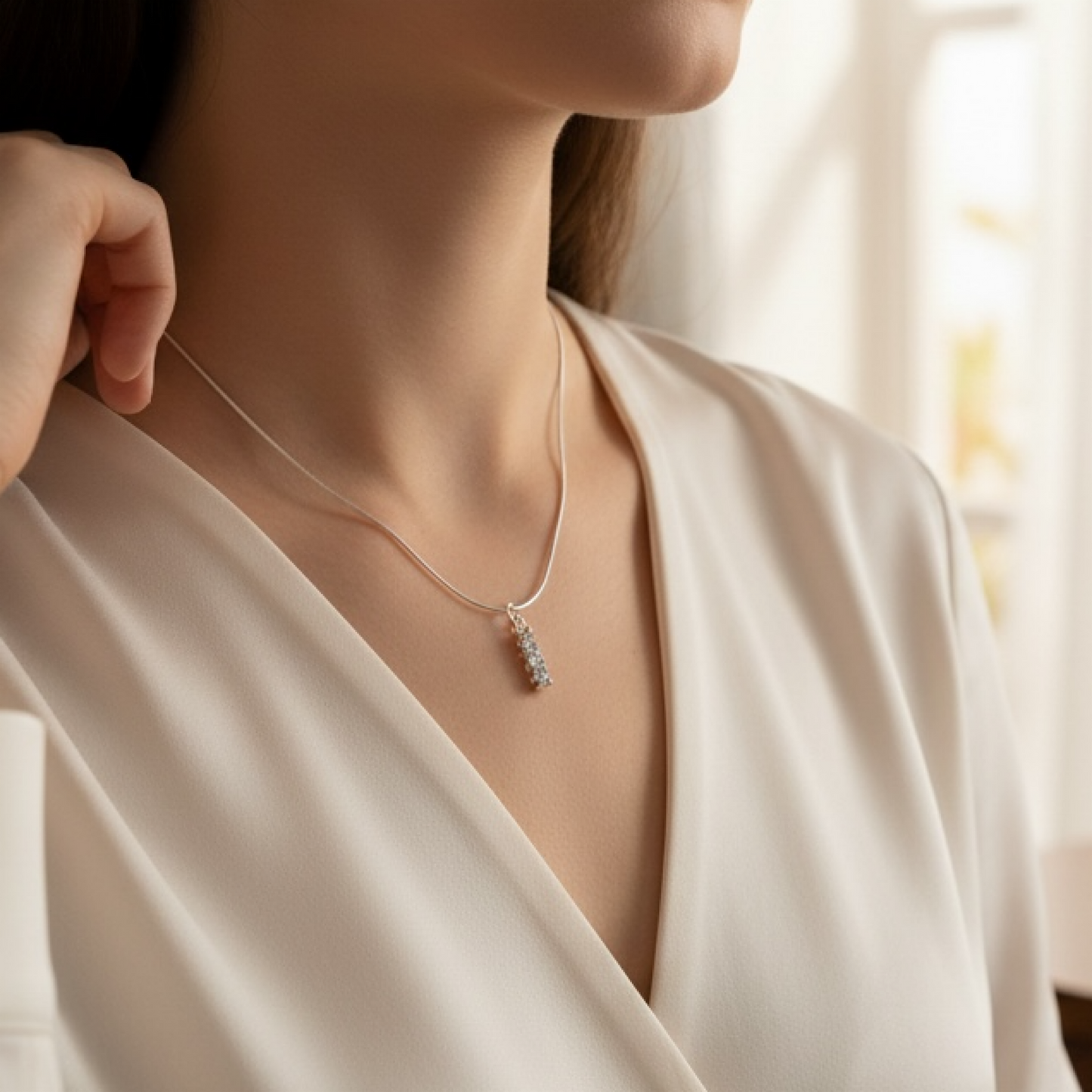 Dainty Crystal Necklace