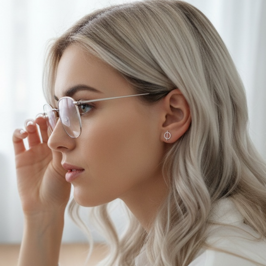 Sterling Silver  Stud Earrings