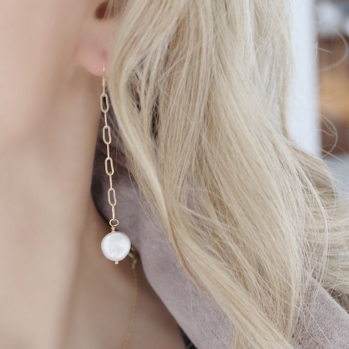 Gold Dangle Earrings
