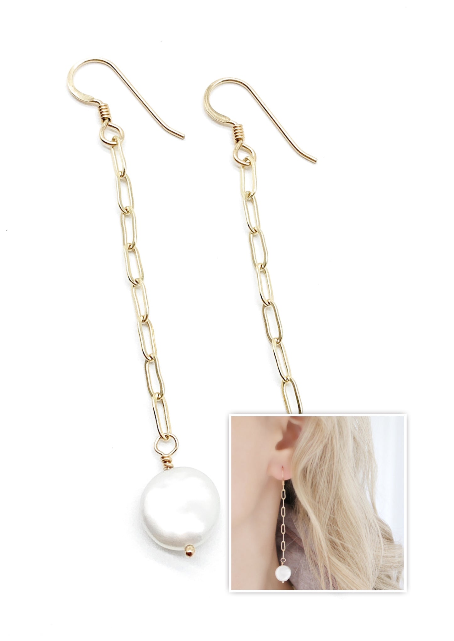 Gold Dangle Earrings