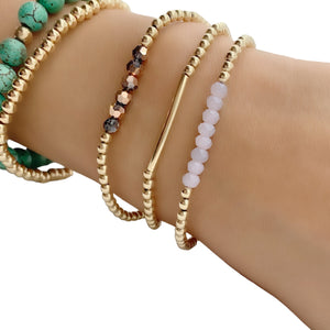Dainty Bead Stacking bracelets for Women