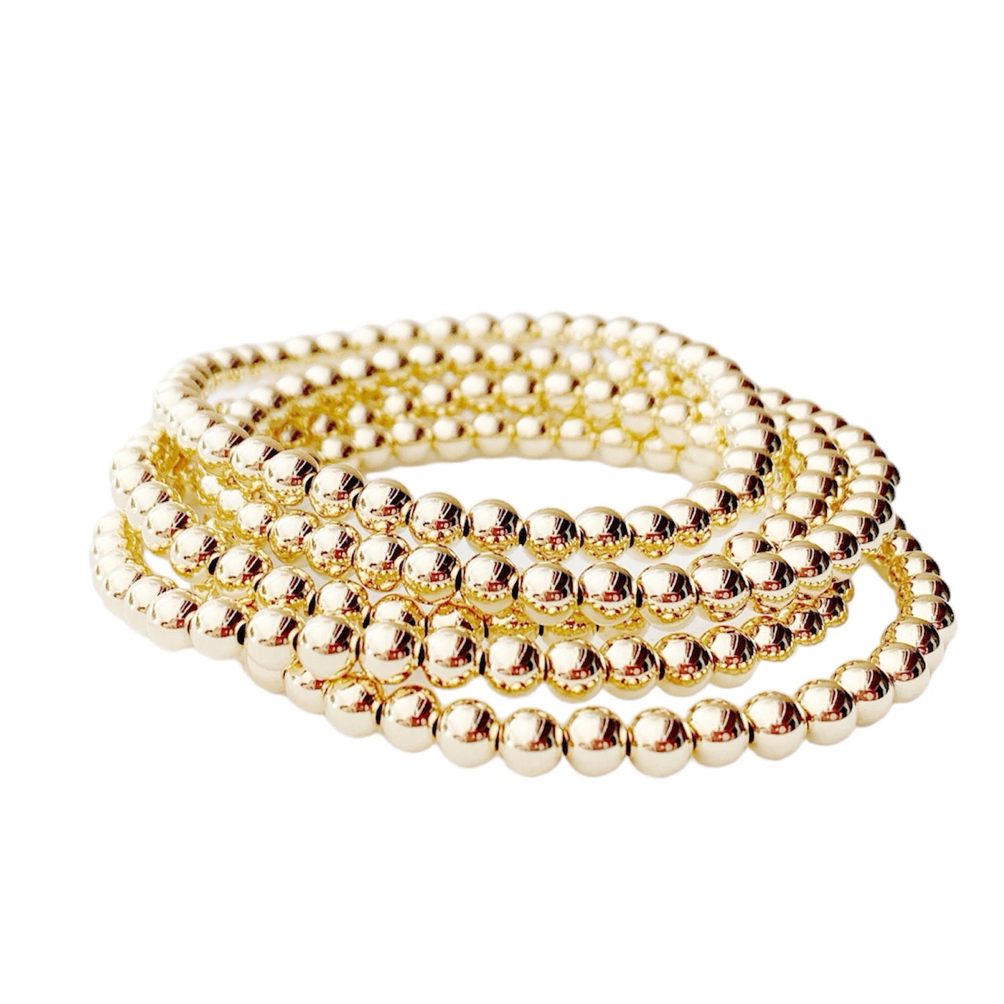 Gold ball bracelet