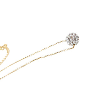 Gold Crystal necklace