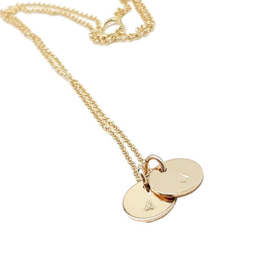 Gold Initial Necklace