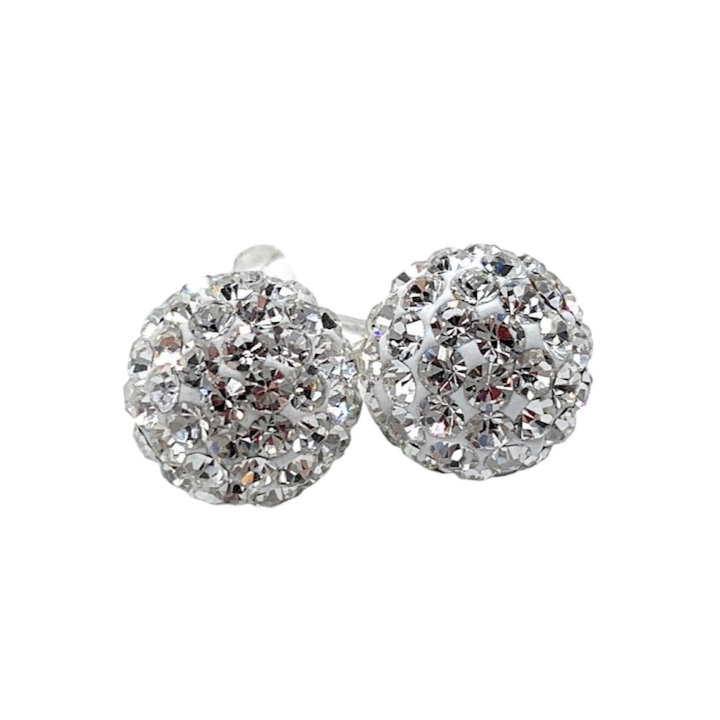 Silver Sparkle stud Earrings