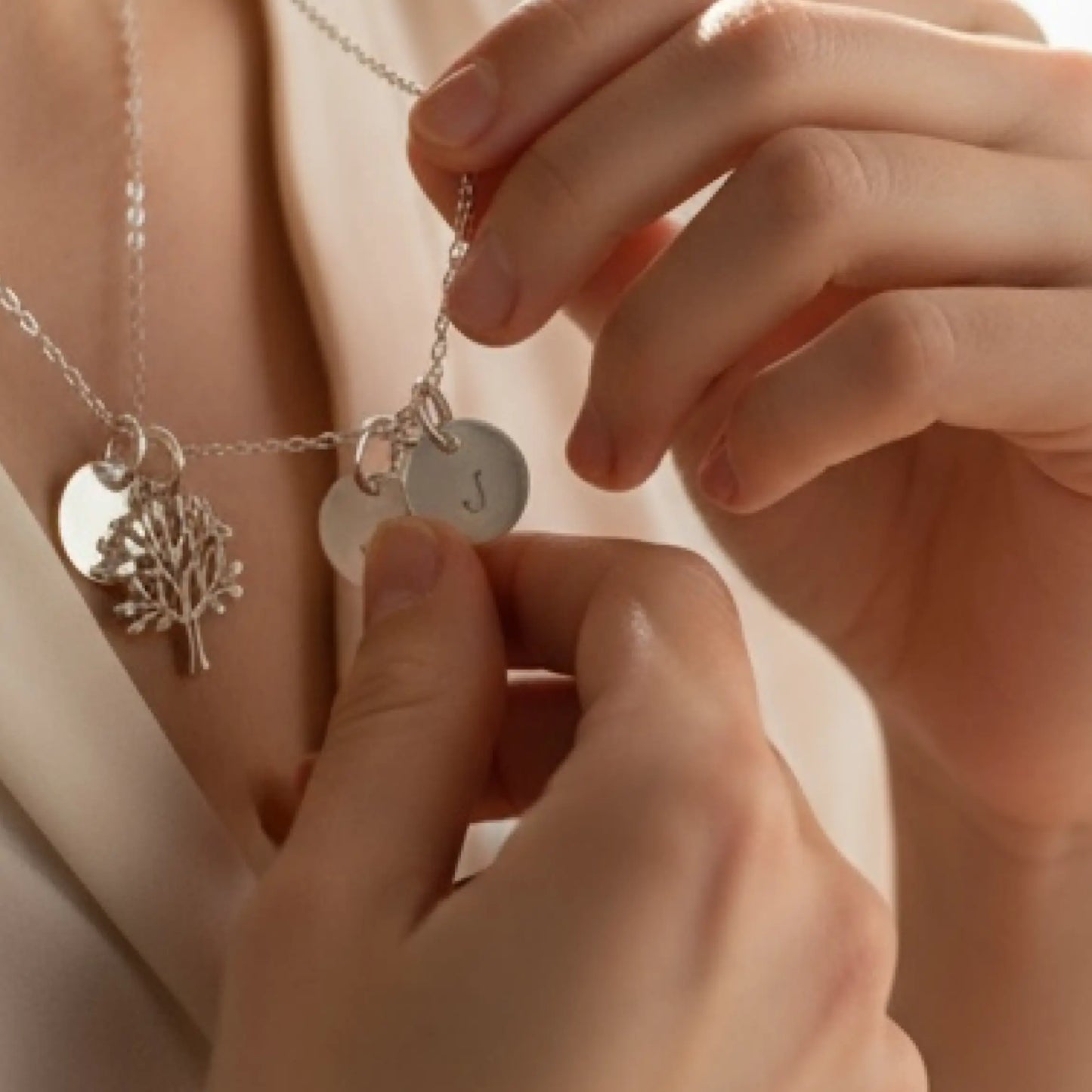 Silver Personalized Charm Savi Jewelry