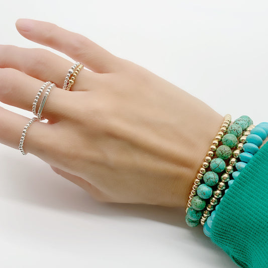 Gold Bead Ring