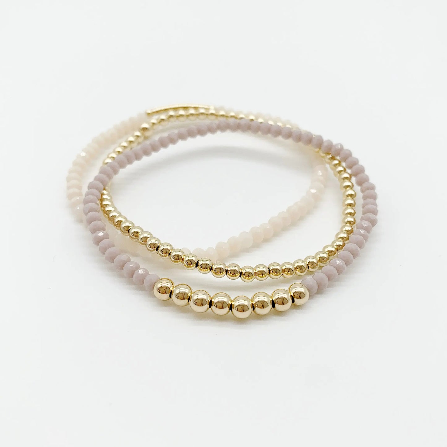 Gold beaded Bracelet Savi Jewelry