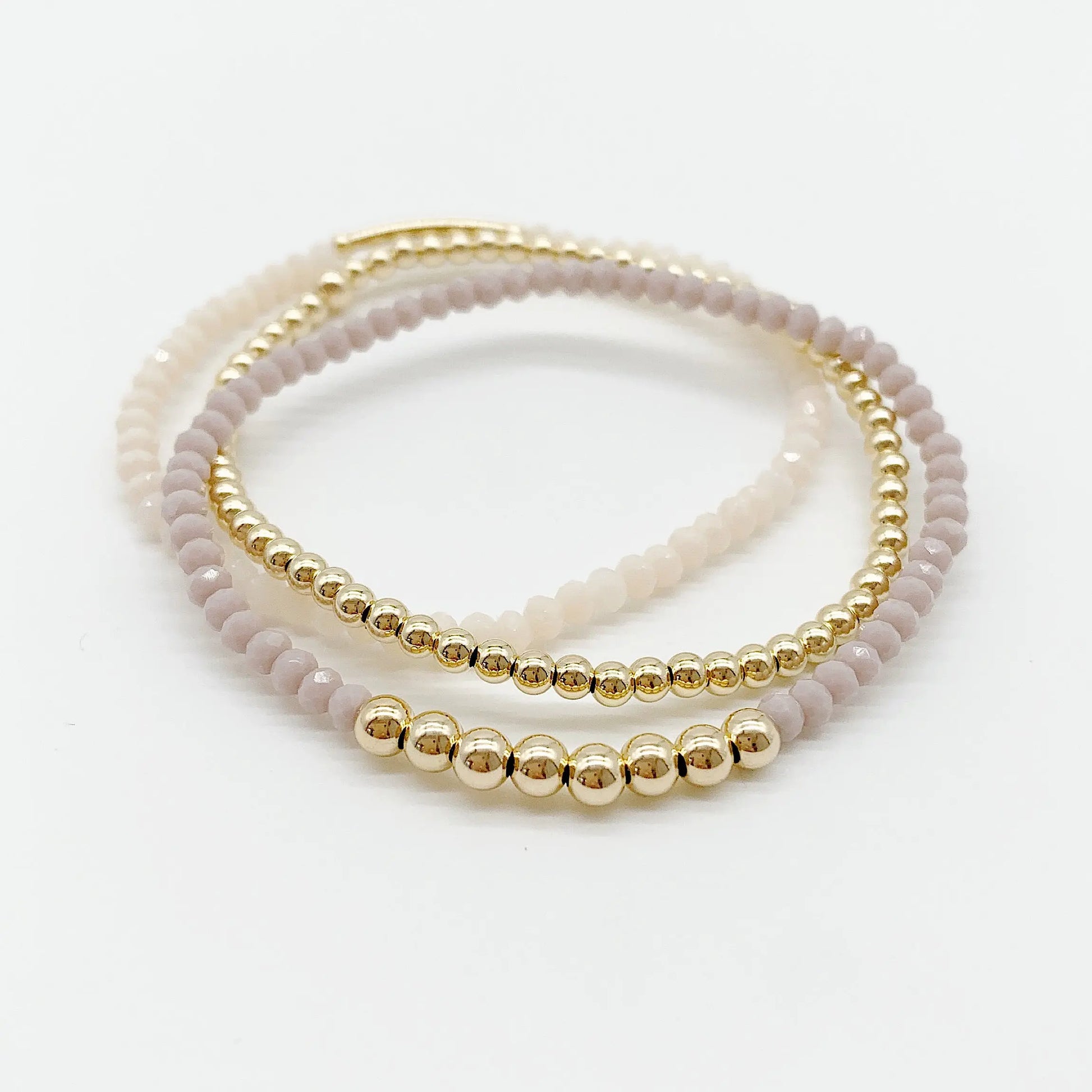 Gold beaded Bracelet Savi Jewelry