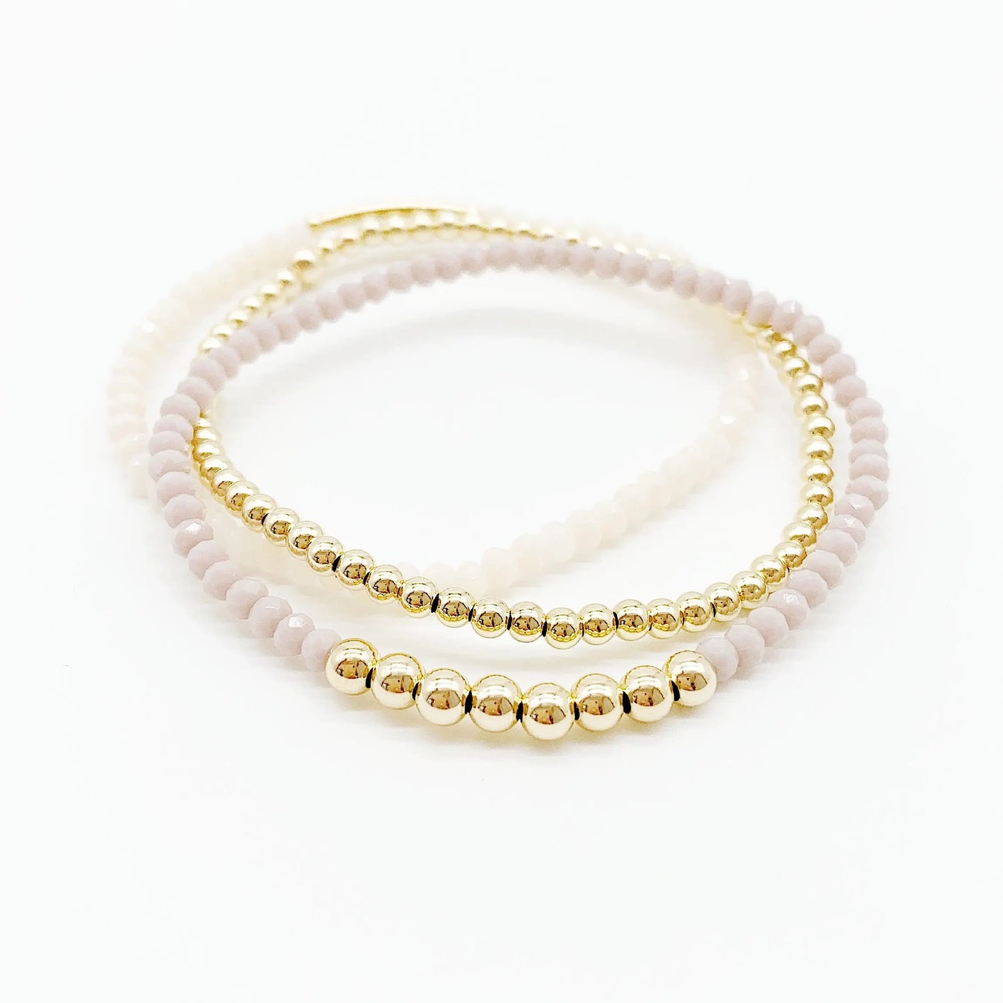 Gold beaded Bracelet Savi Jewelry