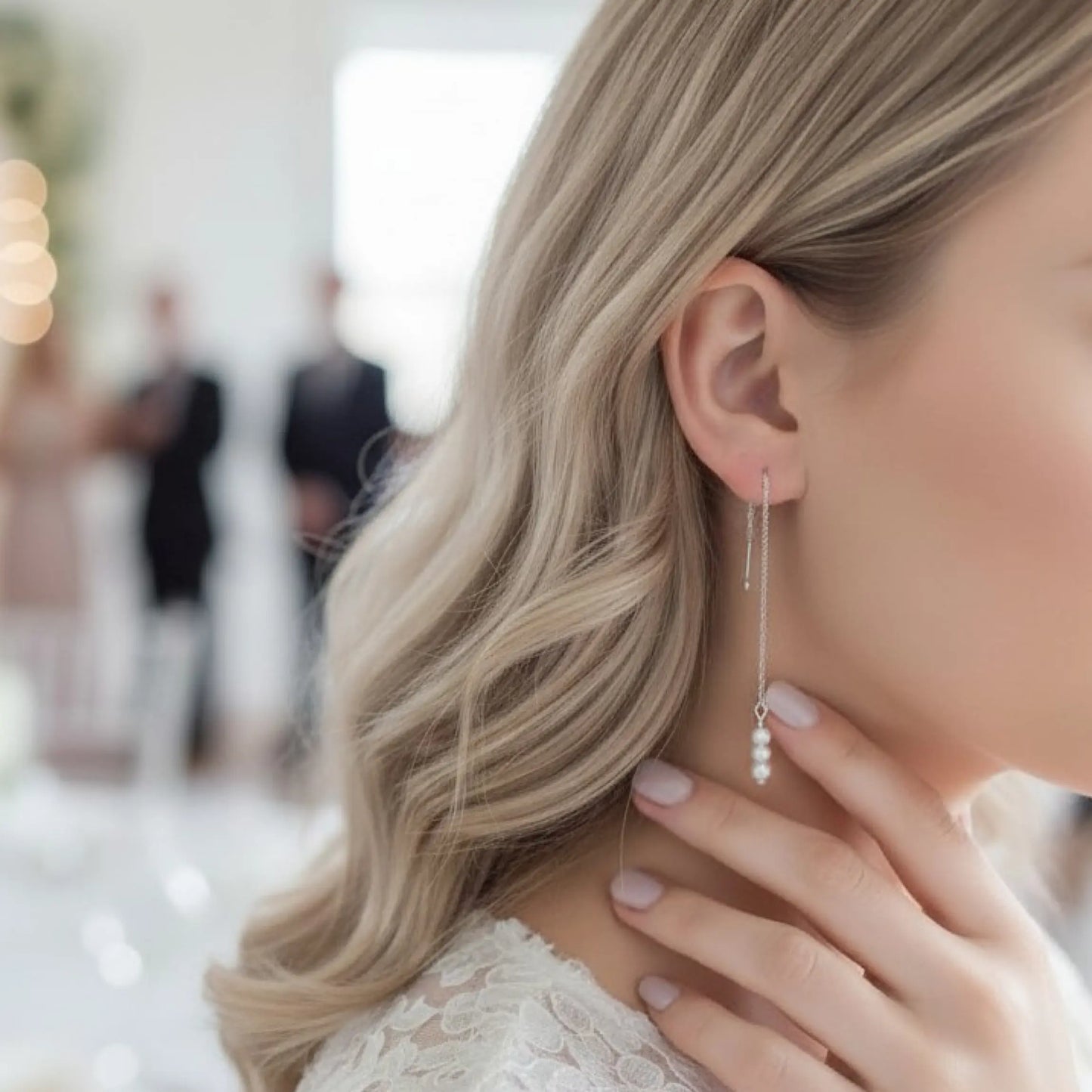 Pearl Ear Threaders Savi Jewelry