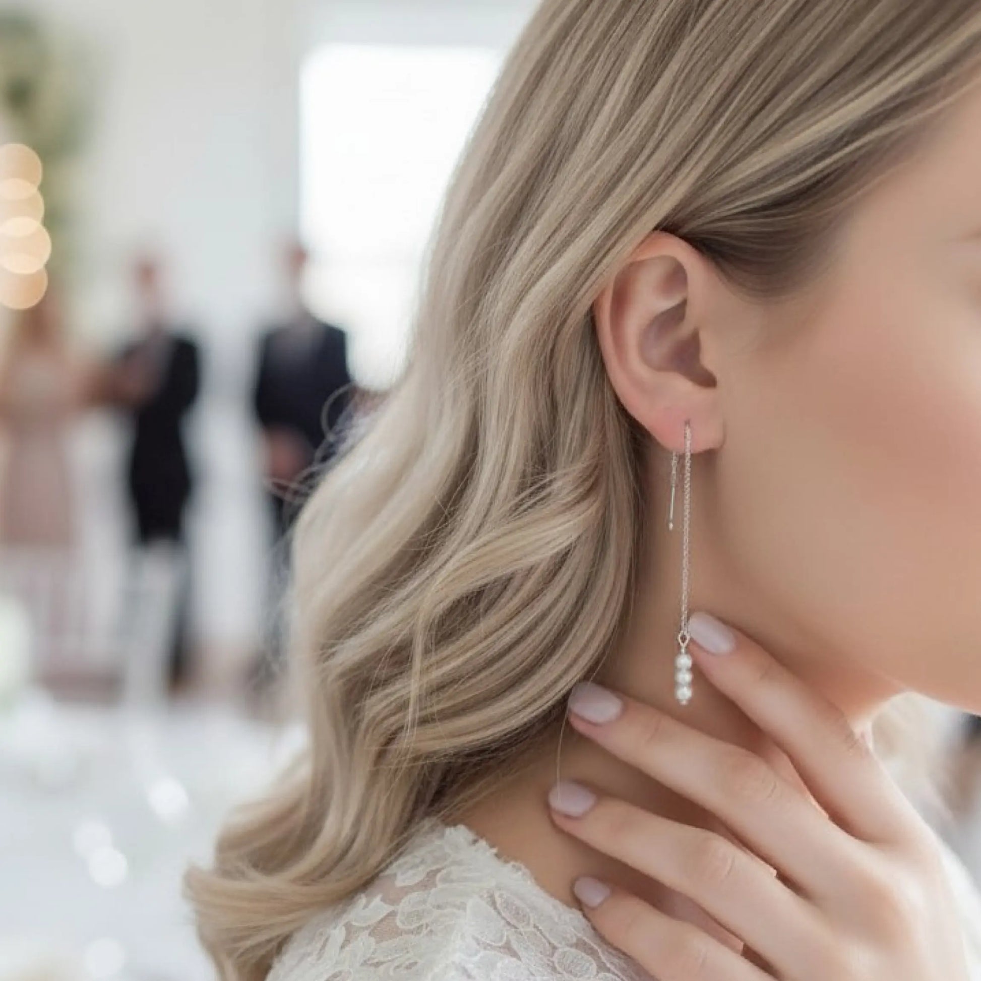 Pearl Ear Threaders Savi Jewelry