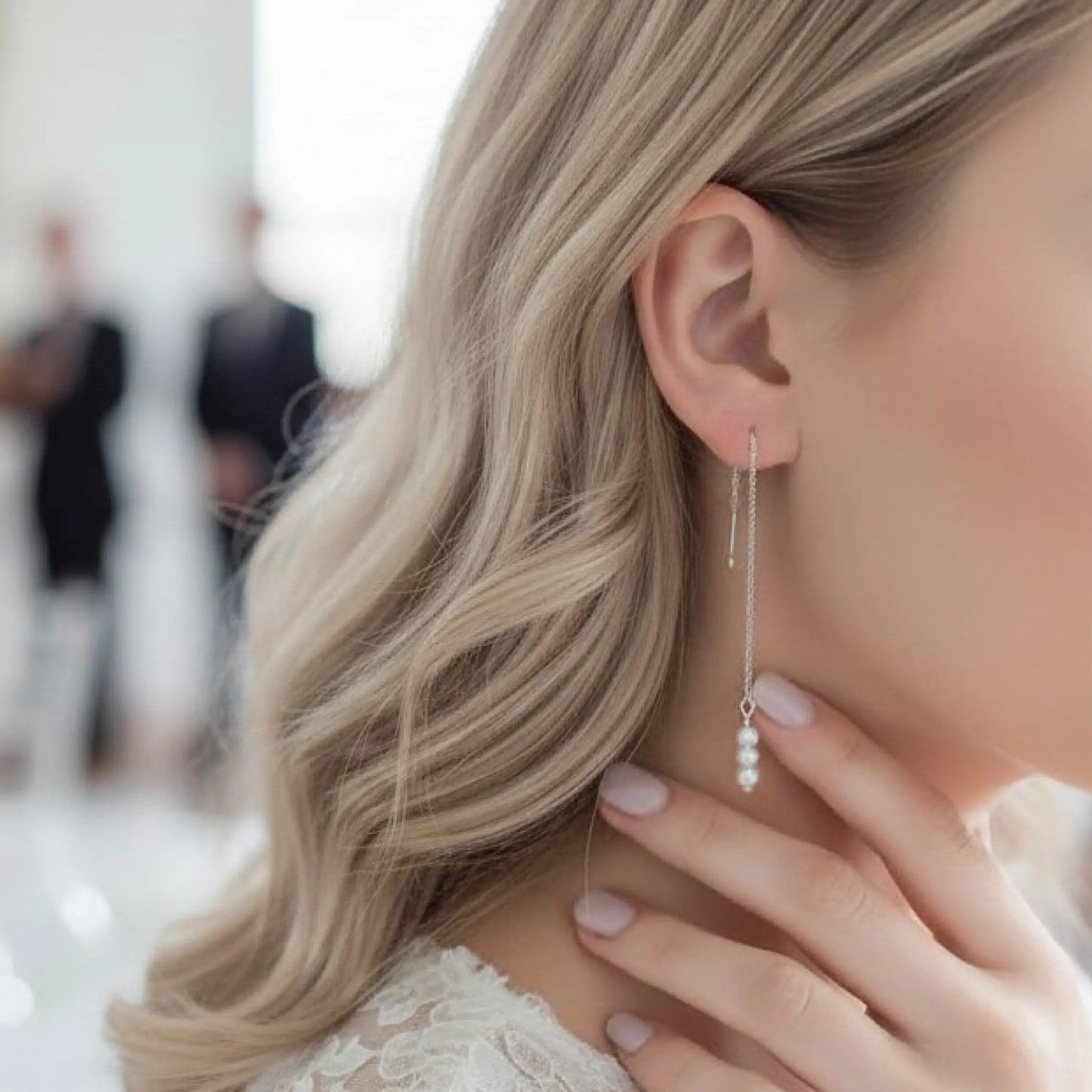 Pearl Ear Threaders Savi Jewelry