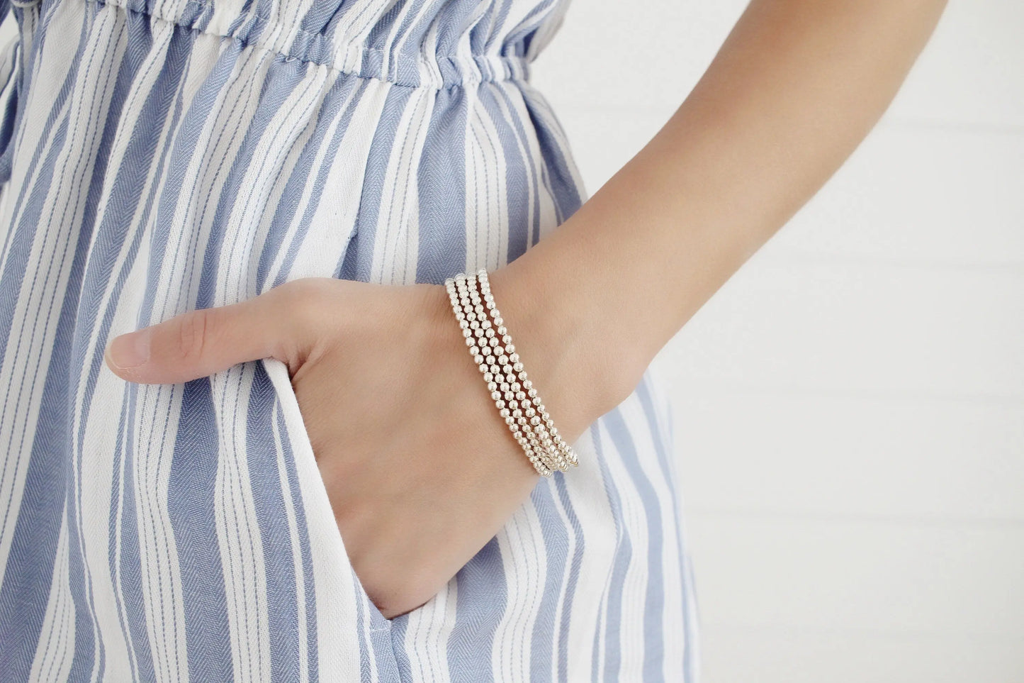 Gold beaded Bracelet Savi Jewelry