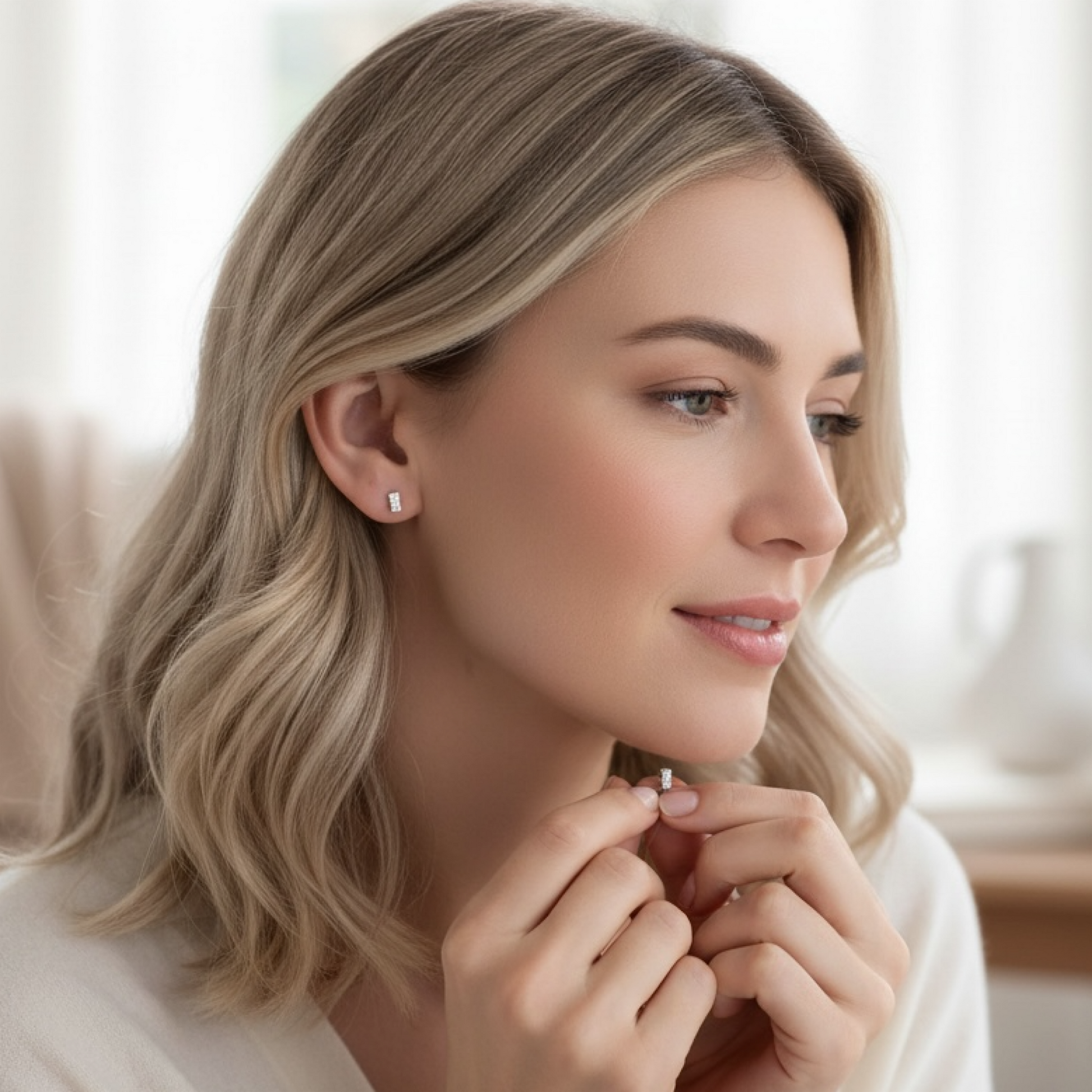 Silver Earrings Savi Jewelry