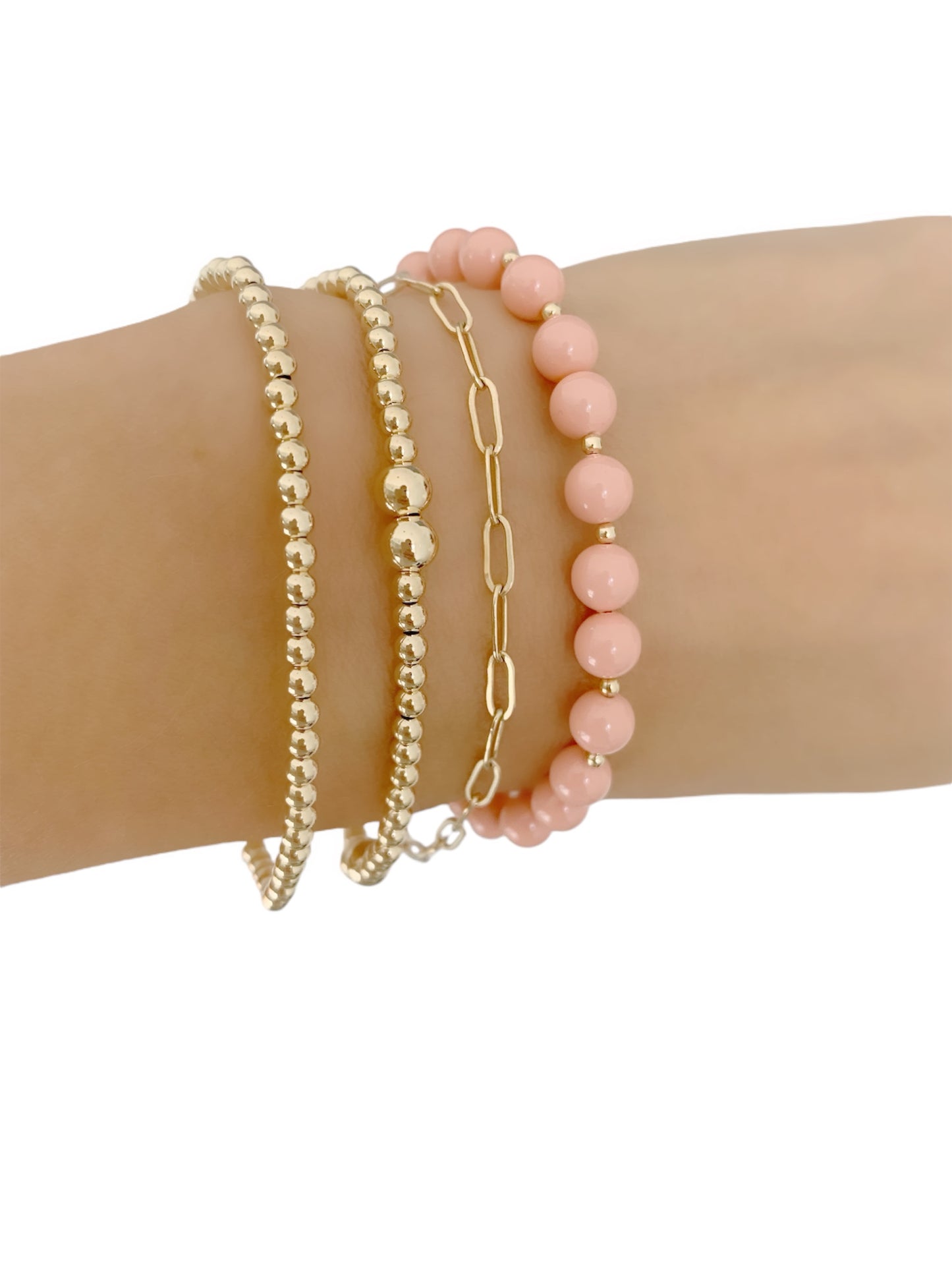Gold bead Bracelets