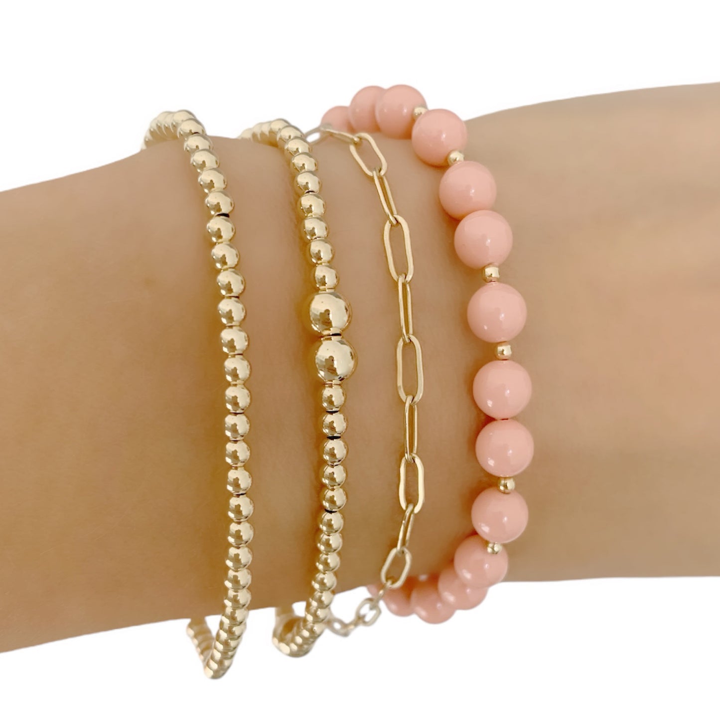Gold bead Bracelets