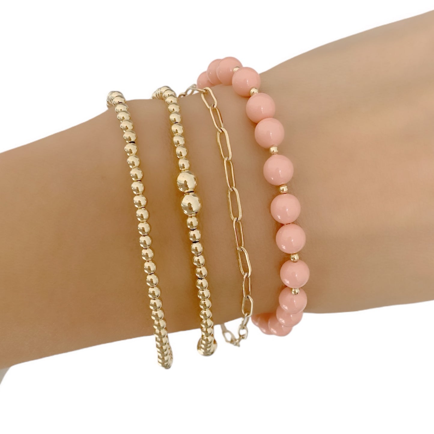 Gold bead Bracelets