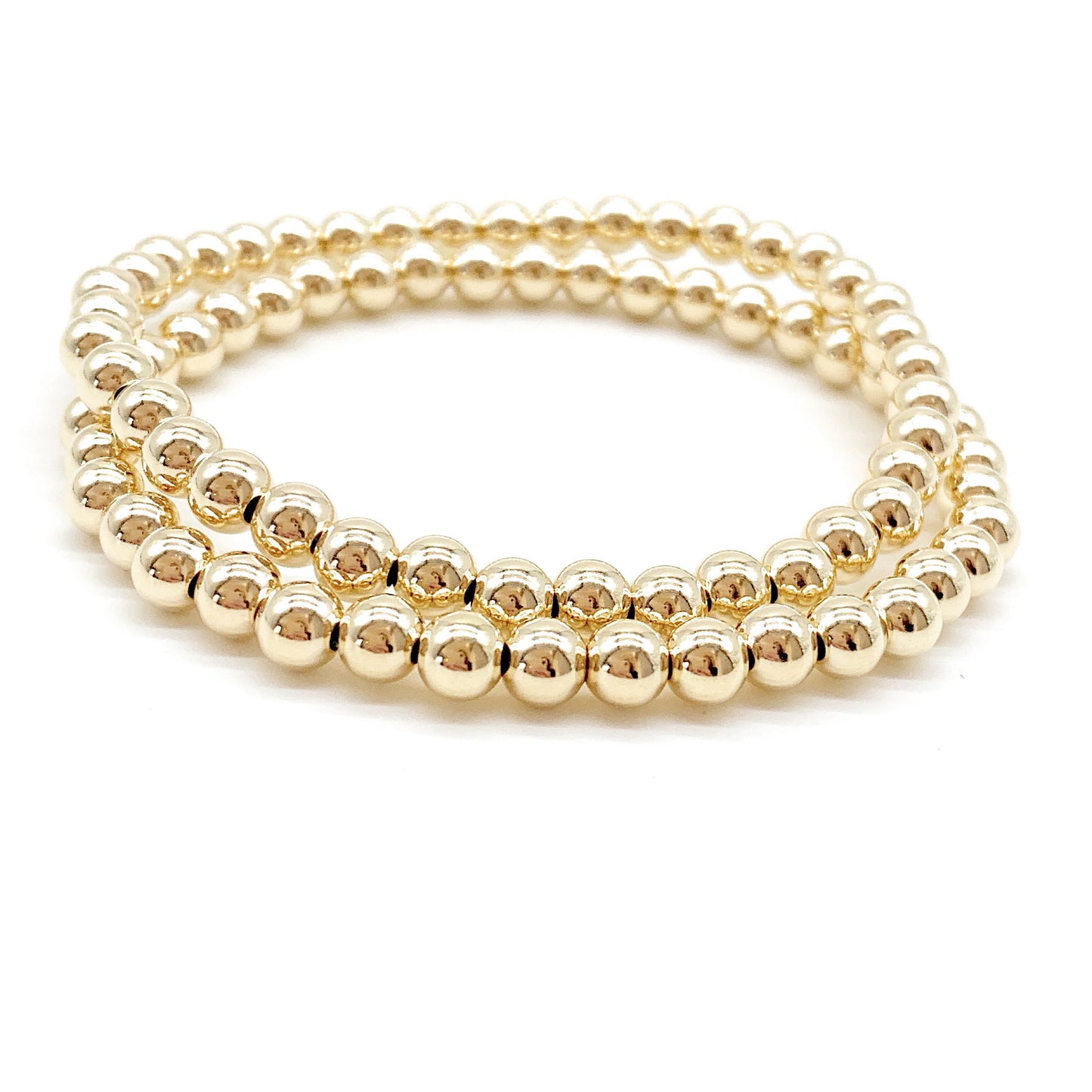 Gold ball bracelet