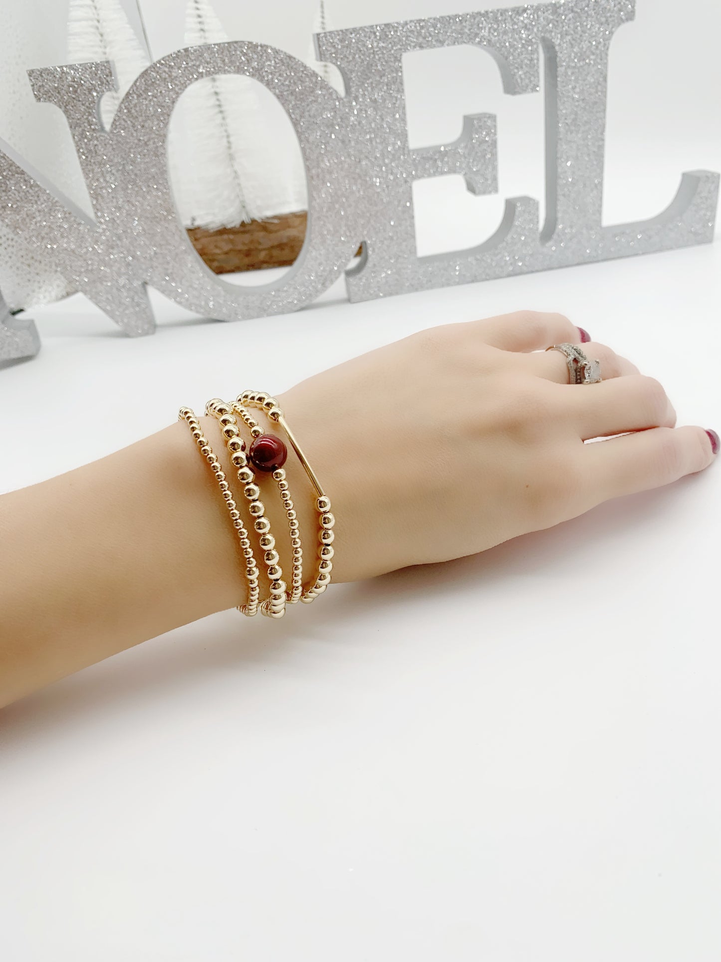 Gold Pearl bracelet