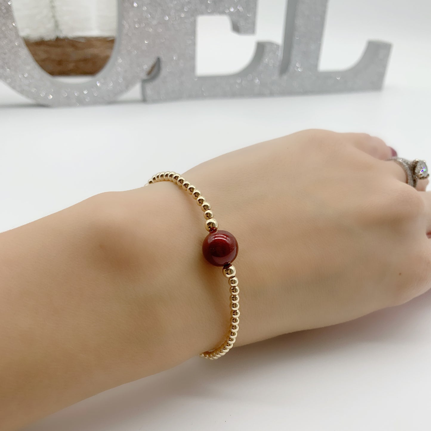 Gold Pearl bracelet