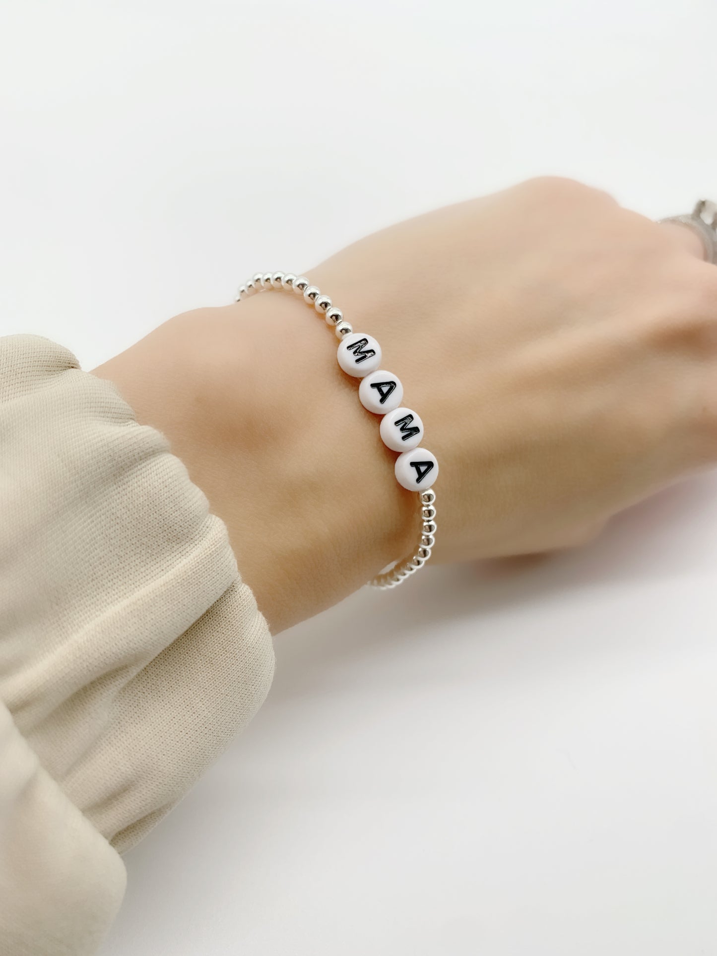 Silver Custom Name Bracelet