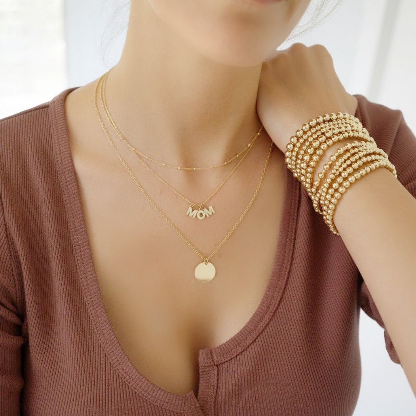 14K Gold Filled Letter Necklace