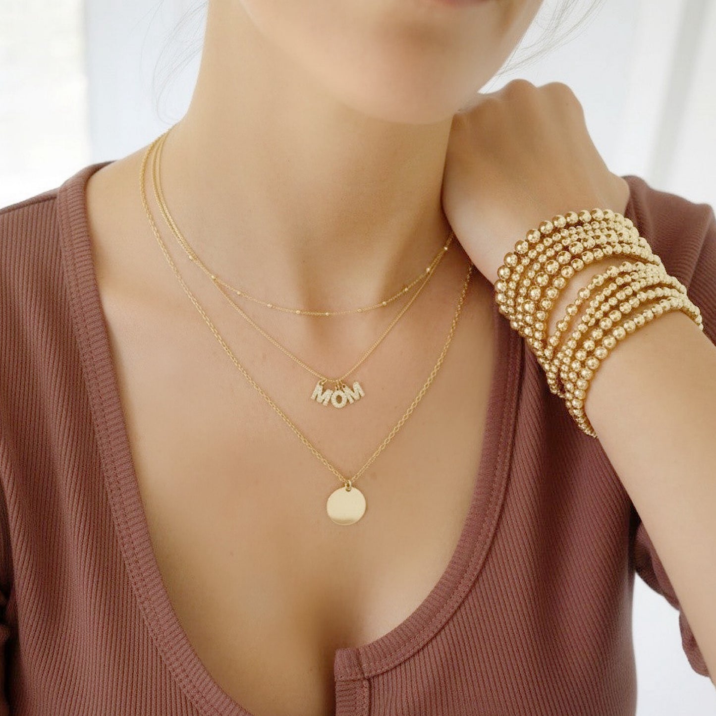 14K Gold Filled Letter Necklace