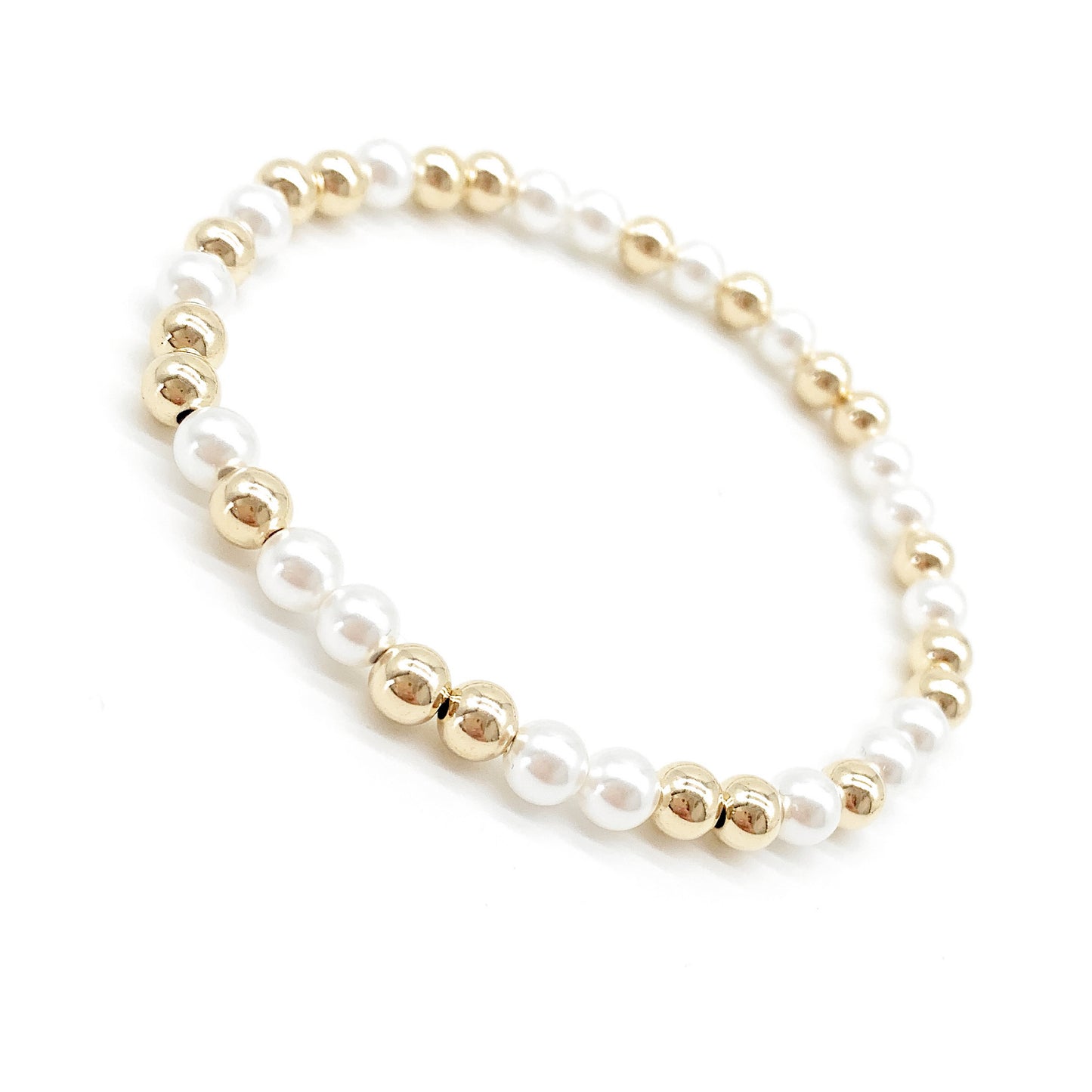 Gold Pearl bracelet