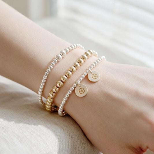 Women's Sports Bracelet – Personalized Initial Bracelet – 14K Gold Filled Custom Letter Bracelet, Dainty Name Jewelry Gift for Her