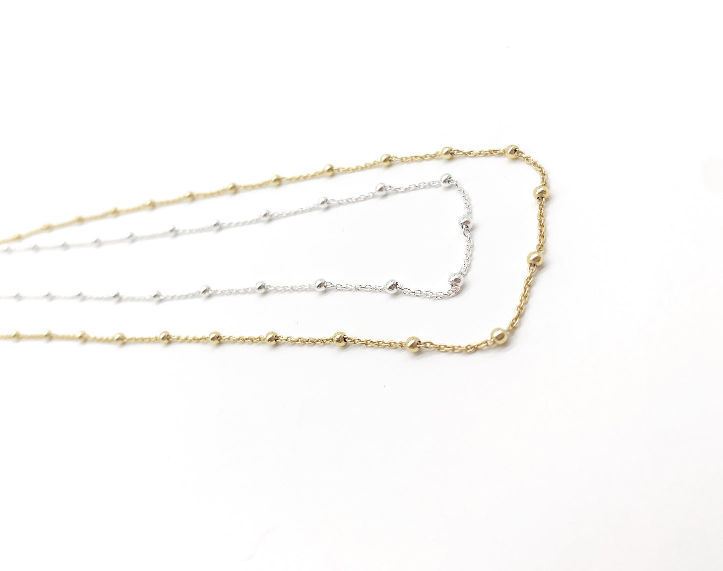 Silver choker necklace