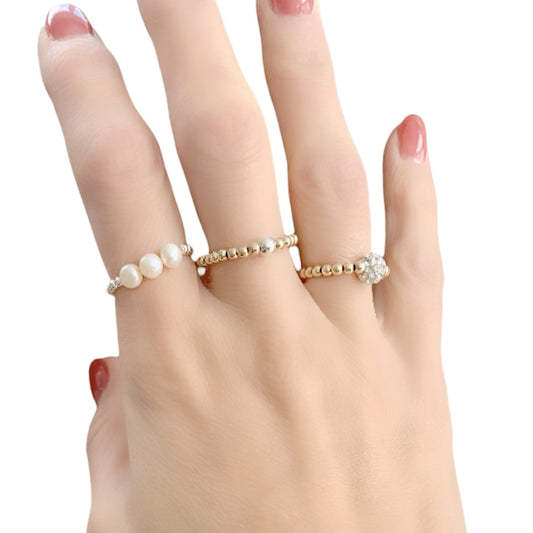 Gold Stretch Ring