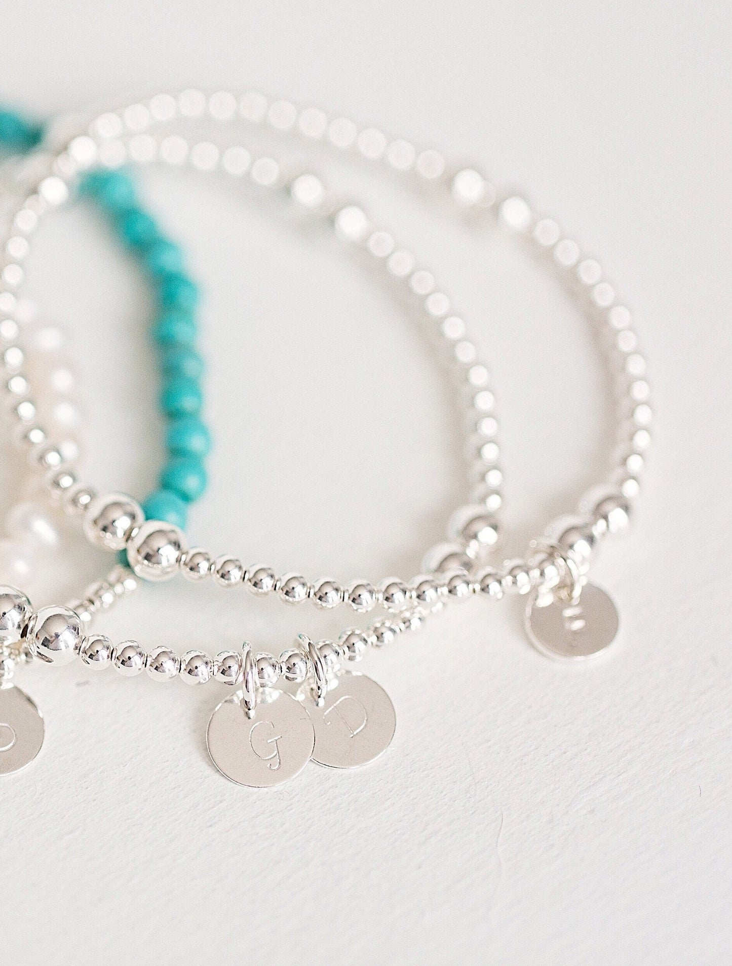 Sterling silver beaded Bracelet
