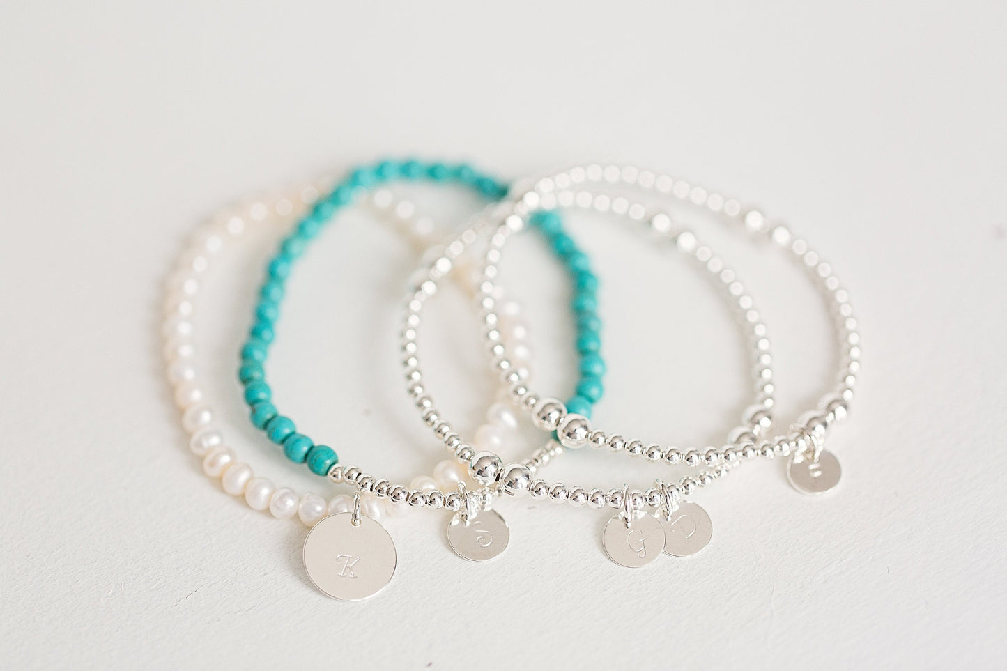 Sterling silver beaded Bracelet