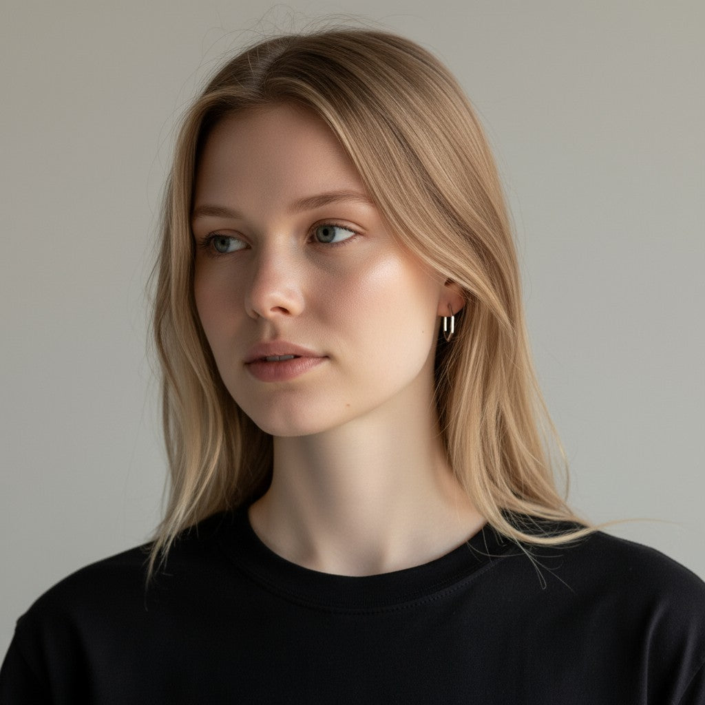 Silver Hoop Earrings