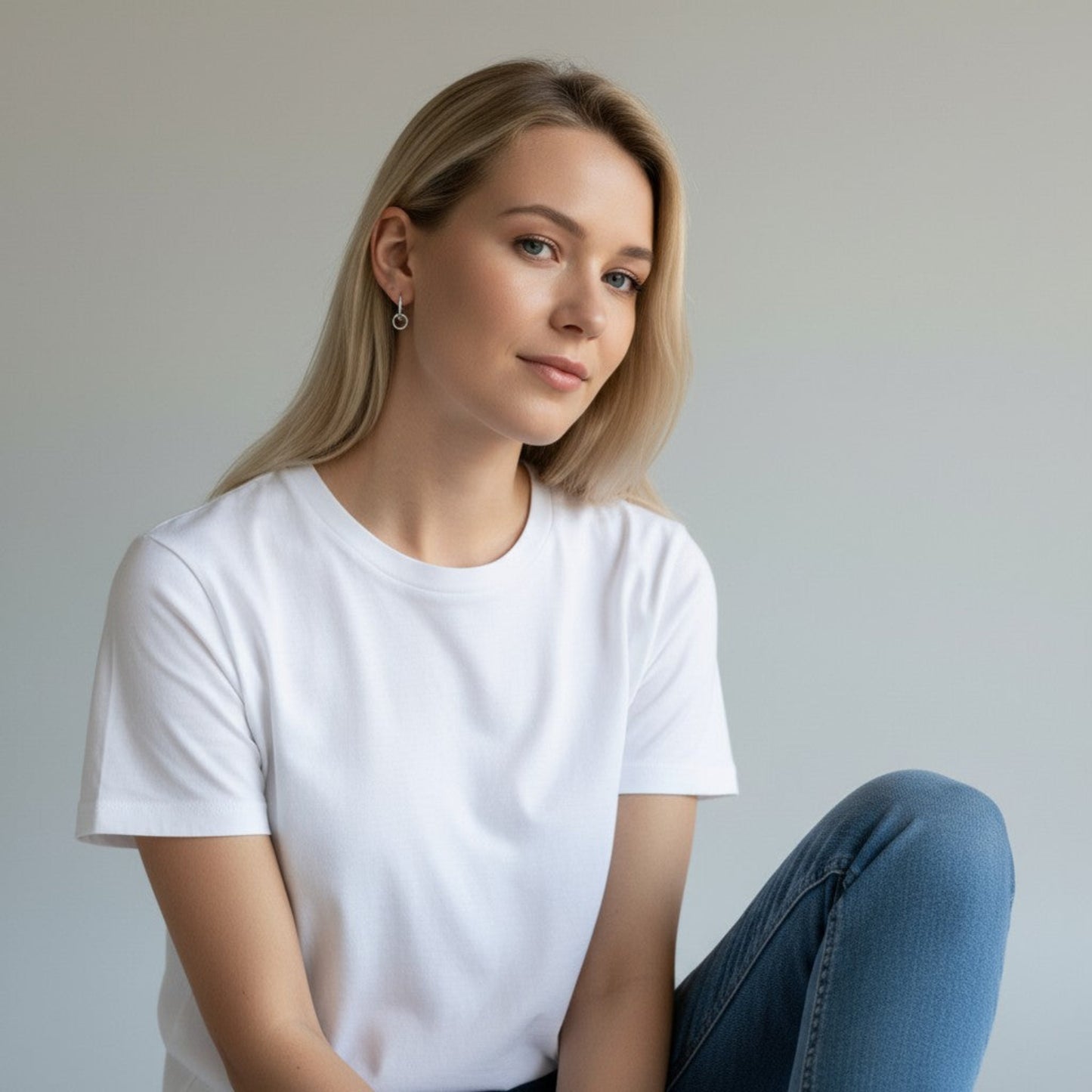Silver Hoop Earrings