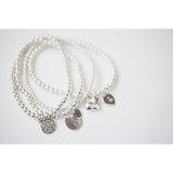 Silver heart Bracelet - Savi Jewelry