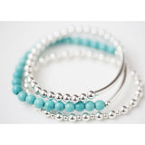 Silver bar bracelet - Savi Jewelry