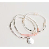 Silver initial bracelet - Savi Jewelry