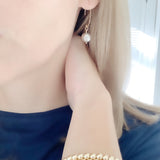 Gold Pearl earrings - Savi Jewelry