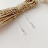 Crystal Ear Threaders - Savi Jewelry