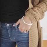 Large silver ball bracelet - Savi Jewelry