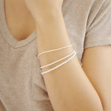 Silver stacked set of 3 - Savi Jewelry
