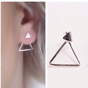 Geometric stud earrings - Savi Jewelry